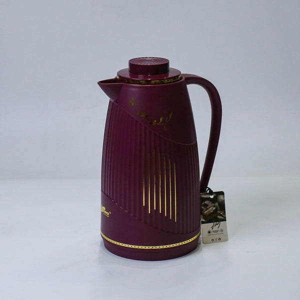 DAYDAYS Vacuum Flask PP body 1.0L White Refill Arabian coffee pot Vacuum Flask thermos