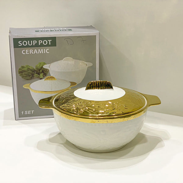 Ceramic Bowl With Lid / Soup Tureen D-7