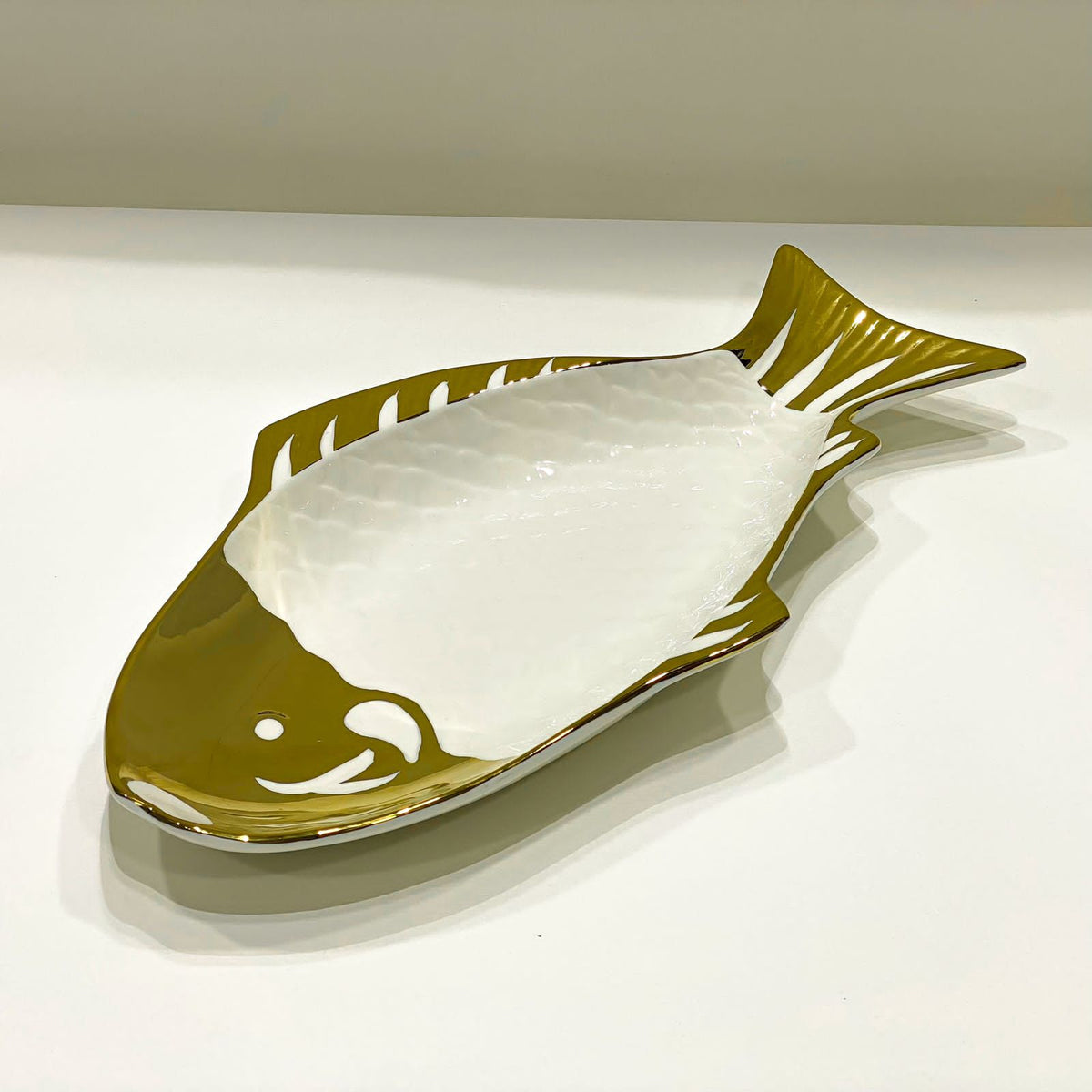 Ceramic Fish Shaped Serving Platter
